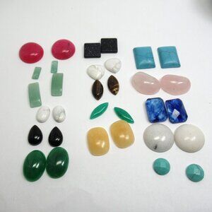 Gemstone cabochon pairs